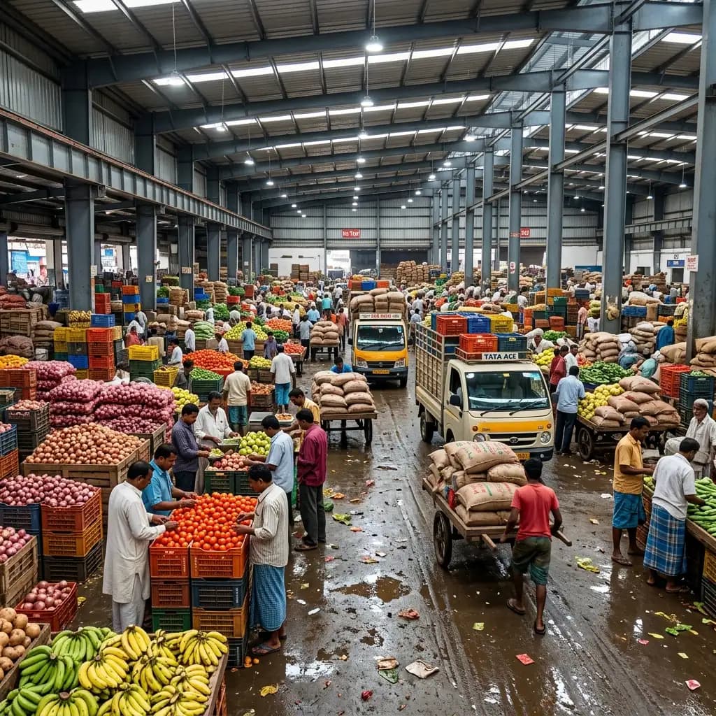 वाशी APMC थोक बाज़ार, नवी मुंबई